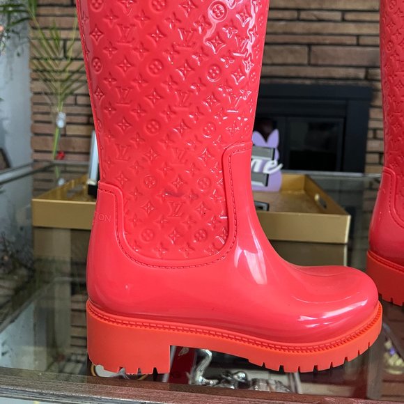 Authentic Louis Vuitton Monogram Plat long boots - Picture 9 of 13
